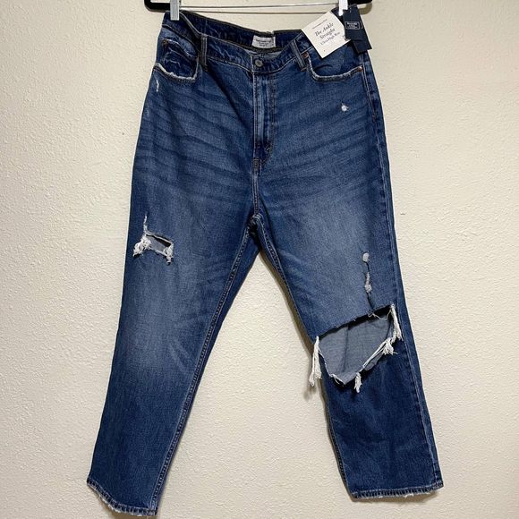 Abercrombie & Fitch Denim - Abercrombie & Fitch The Angle Straight Jeans